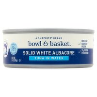 Bowl & Basket Solid White Albacore Tuna in Water, 5 oz, 5 Ounce