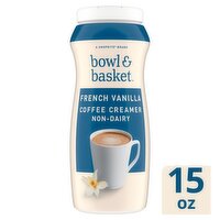 Bowl & Basket French Vanilla Coffee Creamer Non-Dairy, 15 oz