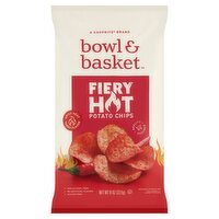 Bowl & Basket Fiery Hot Potato Chips, 8 oz