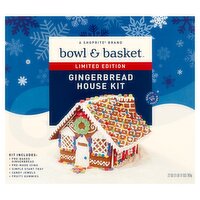 Bowl & Basket Gingerbread House Kit Limited Edition, 27 oz