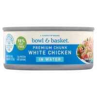 Bowl & Basket Premium Chunk White Chicken in Water, 5 oz