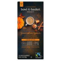 Bowl & Basket Specialty Pumpkin Spice Aluminum Espresso Capsules Limited Edition, 0.194, 10 count