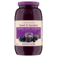 Bowl & Basket Concord Grape Preserves, 32 oz, 32 Ounce