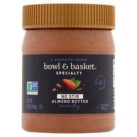 Bowl & Basket Specialty No Stir Crunchy Almond Butter, 12 oz, 12 Ounce