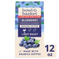 Bowl & Basket Blueberry Light Roast Ground Coffee Limited Edition, 12 oz