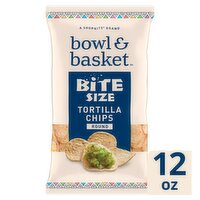 Bowl & Basket Round Bite Size Tortilla Chips, 12 oz, 12 Ounce