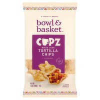 Bowl & Basket Copz White Corn Tortilla Chips, 10 oz