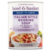 Bowl & Basket Italian Style Wedding Soup with Meatballs & Chicken, 19 oz