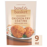 Bowl & Basket Seasoned Chicken Fry Coating Breading Mix, 9 oz