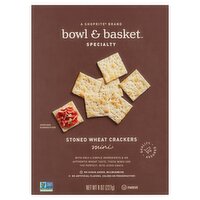 Bowl & Basket Specialty Mini Stoned Wheat Crackers, 8 oz