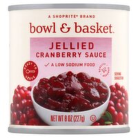 Bowl & Basket Jellied Cranberry Sauce, 8 oz, 8 Ounce