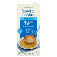 Bowl & Basket Kosher Chicken Broth, 32 fl oz