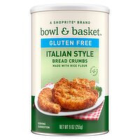 Bowl & Basket Gluten Free Italian Style Bread Crumbs, 9 oz