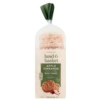 Bowl & Basket Apple Cinnamon Rice Cakes, 6.52 oz, 6.52 Ounce