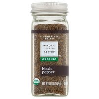 Wholesome Pantry Organic Black Pepper, 1.90 oz