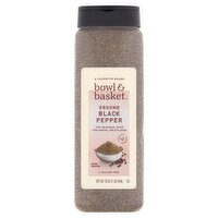 Bowl & Basket Ground Black Pepper, 16 oz, 16 Ounce