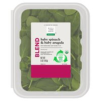 Wholesome Pantry Organic Blend Baby Spinach & Baby Arugula, 5 oz, 5 Ounce