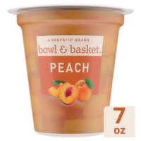 Bowl & Basket Peach Chunks in Extra Light Syrup, 7 oz, 7 Ounce