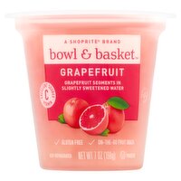 Bowl & Basket Grapefruit Segments in Slightly Sweetened Water, 7 oz