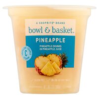 Bowl & Basket Pineapple Chunks in Pineapple Juice, 7 oz, 7 Ounce