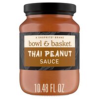 Bowl & Basket Thai Peanut Sauce, 10.48 fl oz, 10.48 Fluid ounce