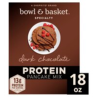 Bowl & Basket Specialty Dark Chocolate Protein Pancake Mix, 18 oz