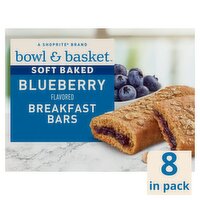 Bowl & Basket Blueberry Flavored Soft Baked Breakfast Bars, 1.3 oz, 8 count, 10.4 Ounce