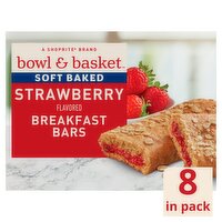 Bowl & Basket Strawberry Flavored Soft Baked Breakfast Bars, 1.3 oz, 8 count, 10.4 Ounce