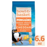 Bowl & Basket Cheddar Penguins Baked Snack Crackers, 6.6 oz