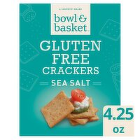 Bowl & Basket Sea Salt Gluten Free Crackers, 4.25 oz, 4.3 Ounce