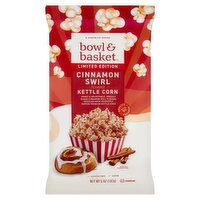 Bowl & Basket Cinnamon Swirl Flavored Kettle Corn Limited Edition, 5 oz