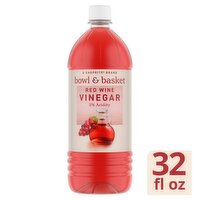 Bowl & Basket Red Wine Vinegar, 32 fl oz, 32 Fluid ounce