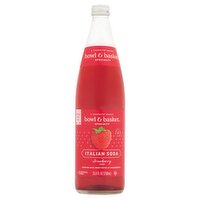 Bowl & Basket Specialty Strawberry Flavored Italian Soda, 25.4 fl oz