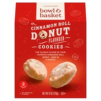 Bowl & Basket Cinnamon Roll Donut Flavored Cookies, 6 oz