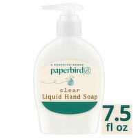 Paperbird Clear Liquid Hand Soap, 7.5 fl oz, 7.5 Fluid ounce