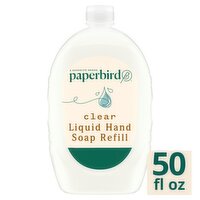 Paperbird Clear Liquid Hand Soap Refill, 50 fl oz