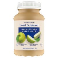 Bowl & Basket Unsweetened Apple Sauce Kosher for Passover, 23 oz, 23 Ounce