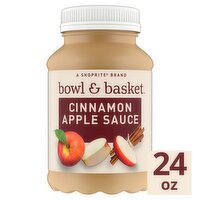 Bowl & Basket Cinnamon Apple Sauce, 24 oz