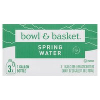 Bowl & Basket Spring Water, 1 gal, 3 count