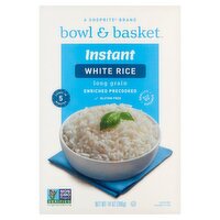 Bowl & Basket Instant Long Grain White Rice, 14 oz, 14 Ounce