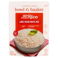 Bowl & Basket 90 Second Long Grain White Rice, 8.8 oz, 8.8 Ounce