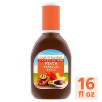 Bowl & Basket Peach Barbecue Sauce Limited Edition, 16 fl oz