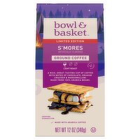 Bowl & Basket Light Roast S'mores Ground Coffee Limited Edition, 12 oz