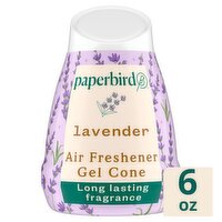 Paperbird Lavender Gel Cone Air Freshener, 6 oz