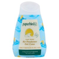 Paperbird Ocean Breeze Air Freshener Gel Cone, 6 oz