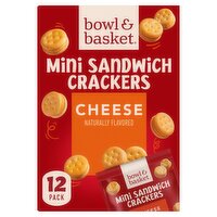 Bowl & Basket Cheese Mini Sandwich Crackers, 1 oz, 12 count