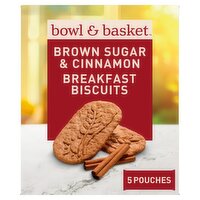 Bowl & Basket Brown Sugar & Cinnamon Breakfast Biscuits, 1.76 oz, 5 count