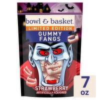 Bowl & Basket Strawberry Gummy Fangs Limited Edition, 7 oz