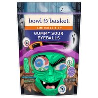 Bowl & Basket Strawberry, Blue Raspberry, Green Apple Gummy Sour Eyeballs Limited Edition, 7 oz
