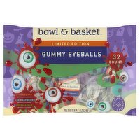 Bowl & Basket Strawberry, Blue Raspberry, Green Apple Gummy Eyeballs Limited Edition, 32 oz, 8.47 oz